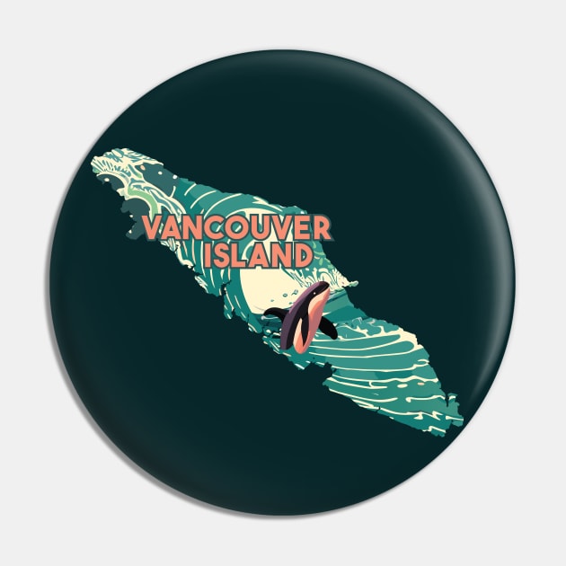 Whale-Watching on Vancouver Island Pin by Wild Coast Creative