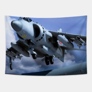 Harrier Jump Jet Tapestry