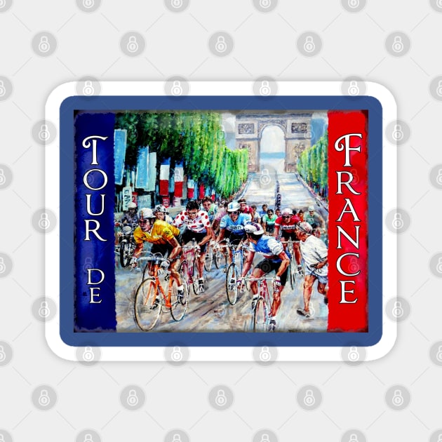 La Tour de France Vintage Advertising Print Magnet by posterbobs