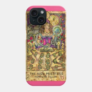 The High Priestess. Major Arcana Tarot Card. Phone Case