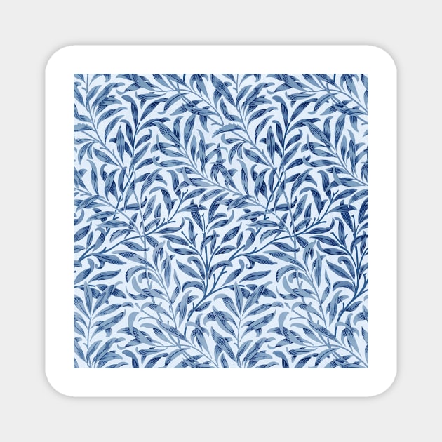 Blue Leaves Magnet by Studio Vickn