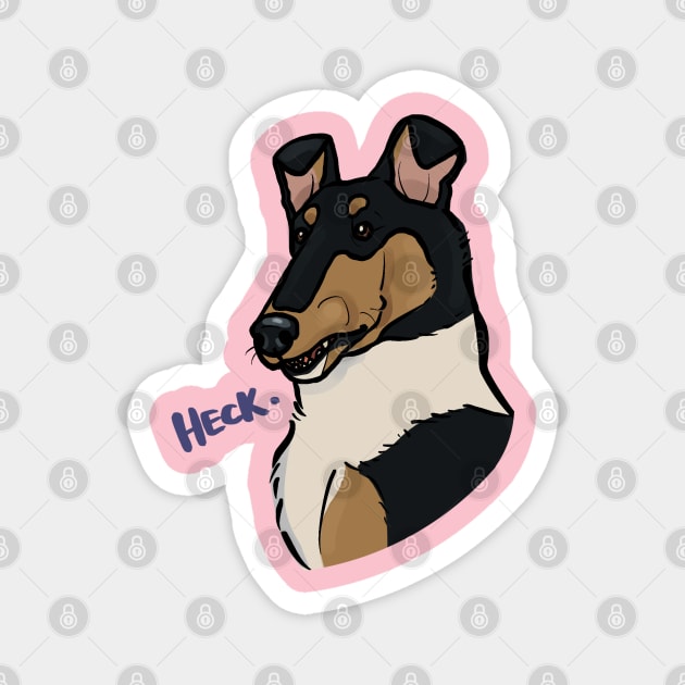 Heck - Smooth Collie Vibes Magnet by SpaceDroids
