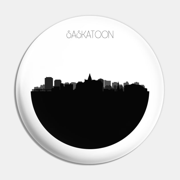 Saskatoon Skyline Pin by inspirowl