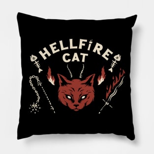 Hellfire Cat Pillow