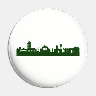 OSNABRÜCK skyline in forest green Pin