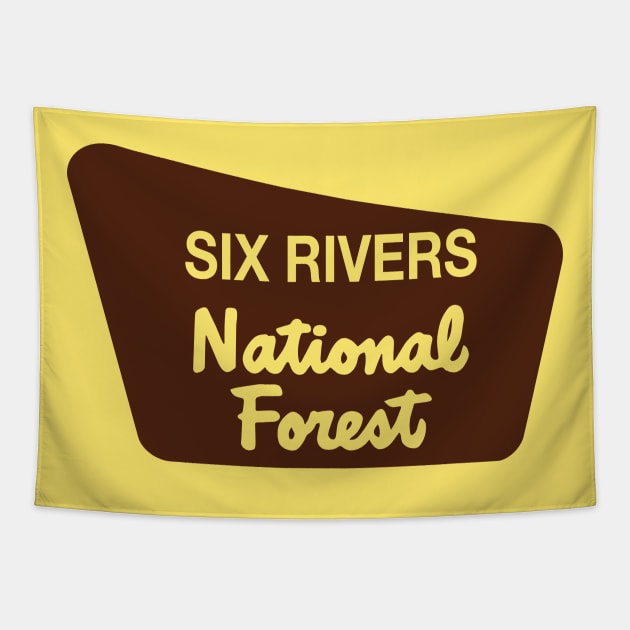 Six Rivers National Forest Tapestry by nylebuss