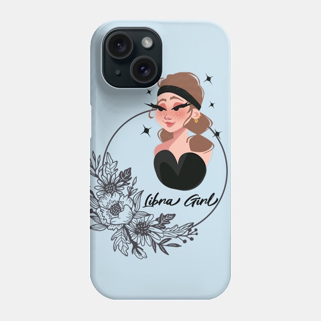 Libra Girl Phone Case by AirshipRebekah