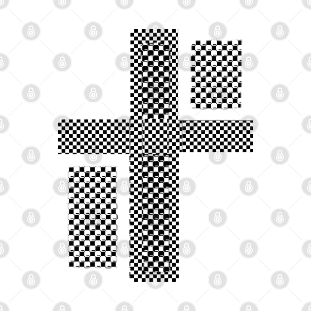60's Vintage Black White Mod Pattern by PlanetMonkey