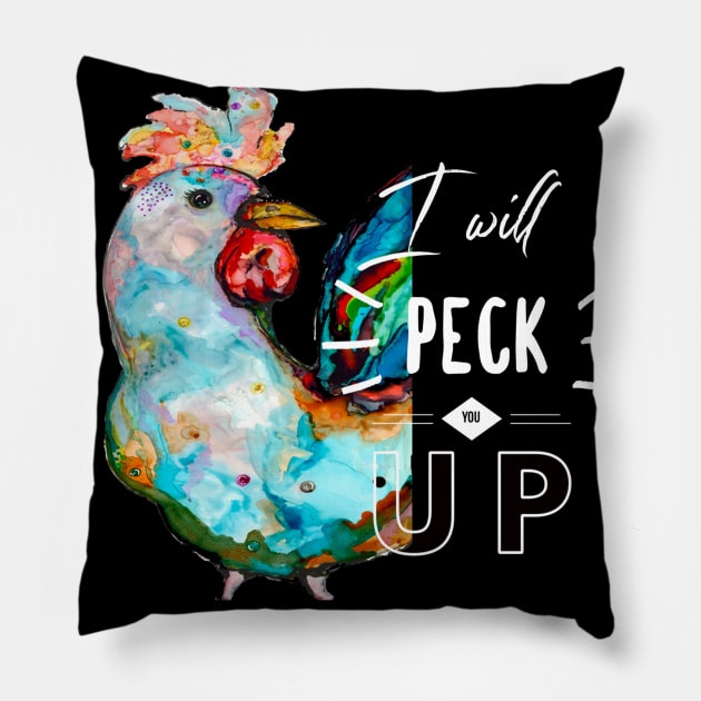 Peck You Up Pillow by Ana Jones Studio 