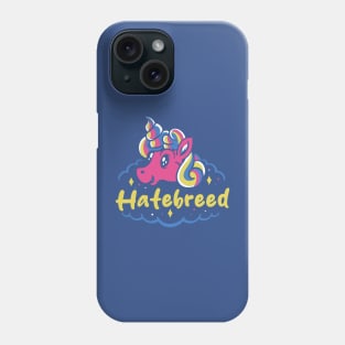 hate and the naughty unicorn Phone Case