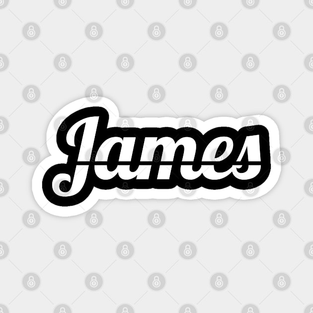 Name James Magnet by monkeyflip