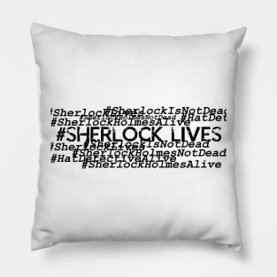 #SherlockLives Pillow