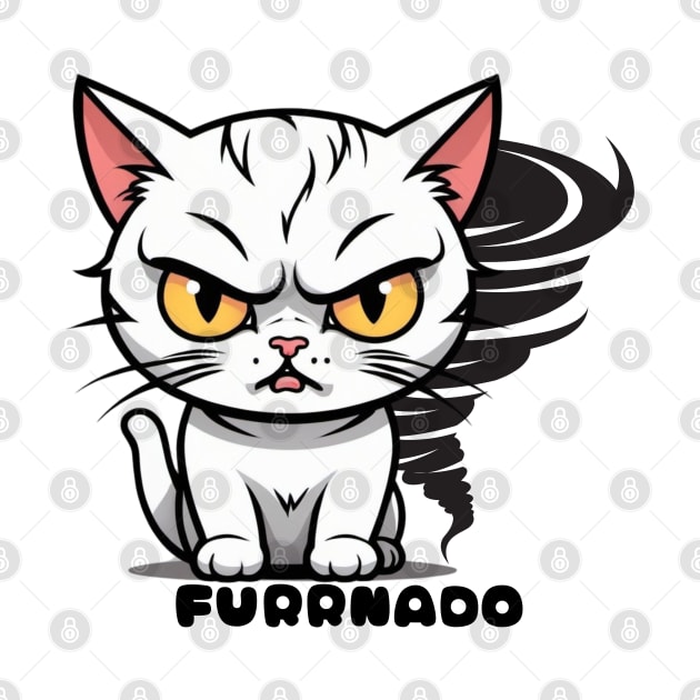 CUTE ANGRY CAT/FURRNADO by Craftycarlcreations