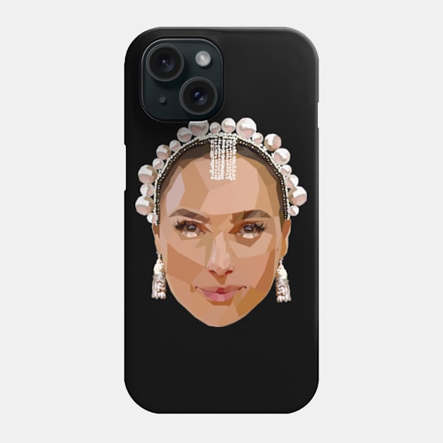 Gal Gadot Actress Model Producer Phone Case by Worldengine