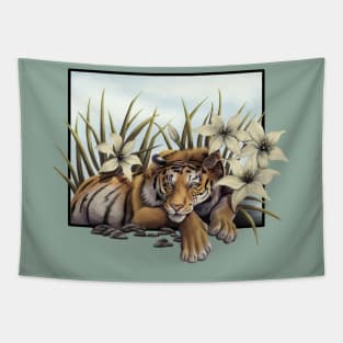 Tiger Lilies Tapestry