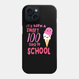 Ice Cream Cone 100 Days Of School Teacher Phone Case