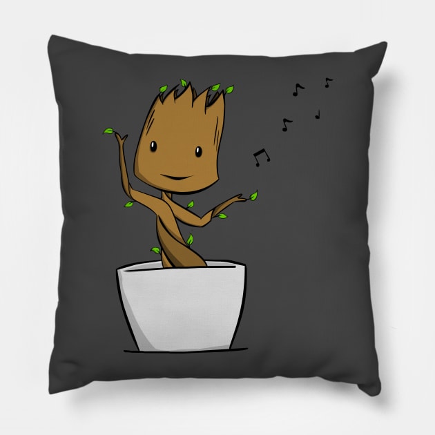Groot baby Pillow by Namarqueza