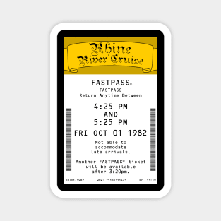 Rhine River Cruise Fastpass Magnet