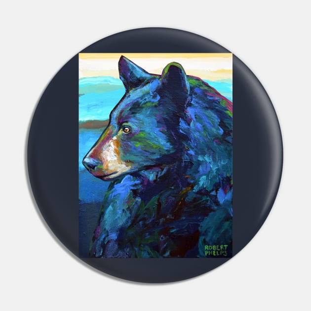 Mountain BLACK BEAR by Robert Phelps Pin by RobertPhelpsArt