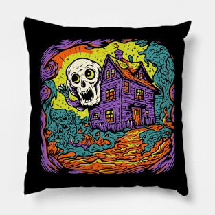 Haunted House Ghost Pillow