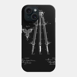 Extension Tripod Vintage Patent Drawing Phone Case