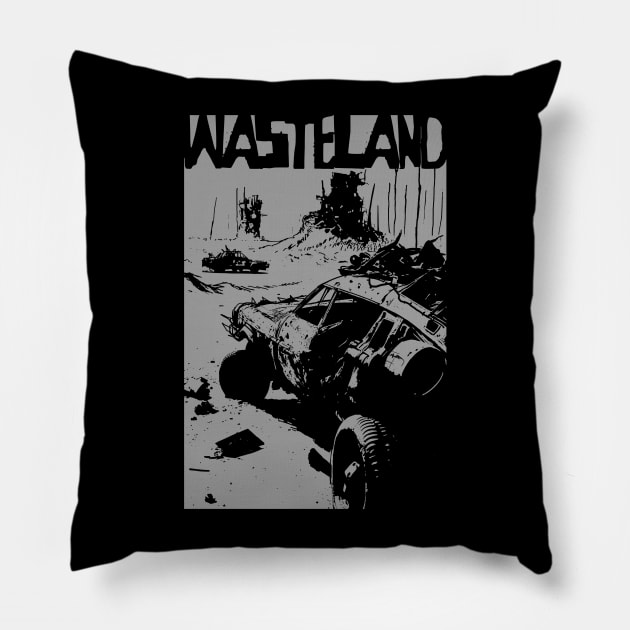 Wasteland Pillow by TORVENIUS