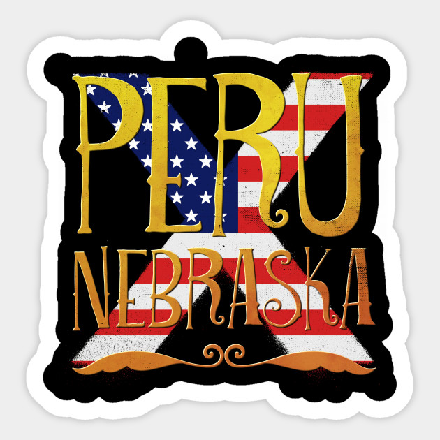 Peru Nebraska Peru Nebraska Sticker Teepublic