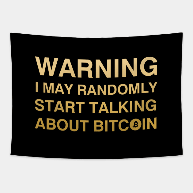 Bitcoin Talk Tapestry by YiannisTees