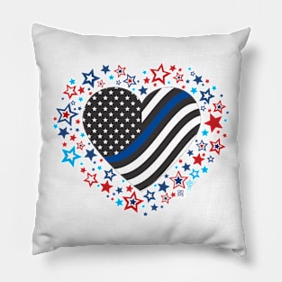 The Thin Blue Line Pillow