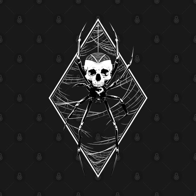 Webs & Skull by redappletees