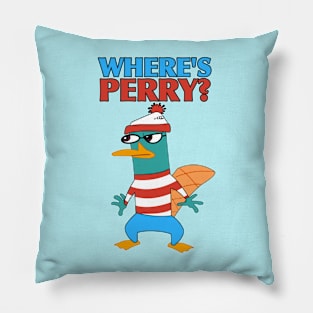 Where's Perry Waldo? Pillow