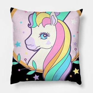 Cute Rainbow Unicorn Pillow