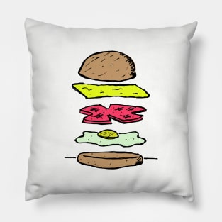 Pork Roll, Egg, and Cheese Sandwich Pillow