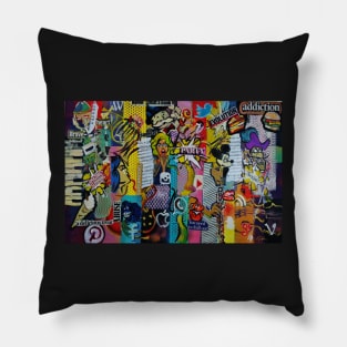 Pop-Art Social Media Art Pillow