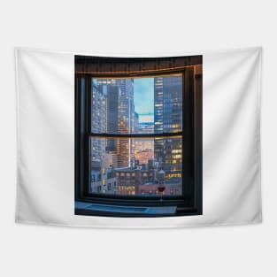 New York City View Tapestry