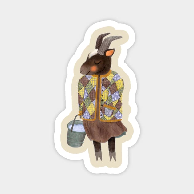 goatlinda Magnet by annyamarttinen