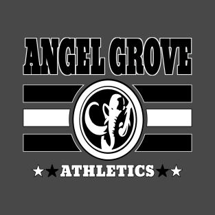 Angel Grove Athletics - Black T-Shirt