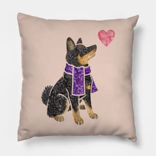 Shiba Inu watercolour Pillow