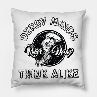 Roller Derby - Derby Minds Think Alike Pillow