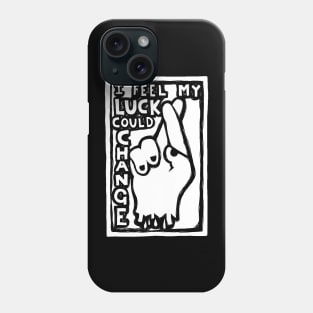 Lucky - Radiohead Illustrated Lyrics - Inverted. Phone Case