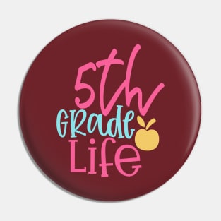 5th Grade Life Pin