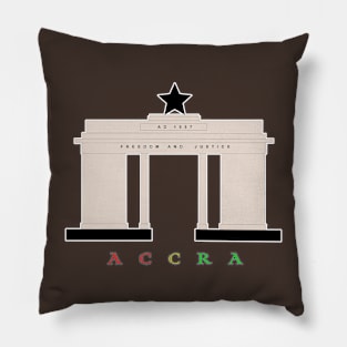 Black Star Square Pillow