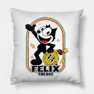 Felix the cat | hold the bomb Pillow