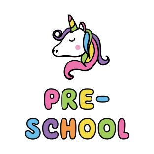 Preschool Back To School Unicorn T-Shirt