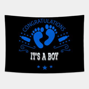 congratulations it's a boy Tapestry