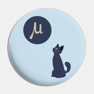 Cat of a physicist funny science joke Pin