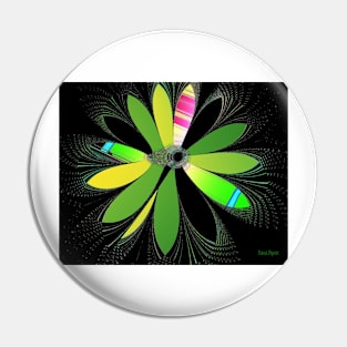 Fractal Flower Pin