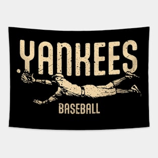 Yankees Vintage Catch Tapestry