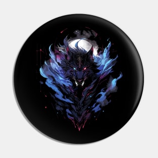 wolf - fantasy style Pin