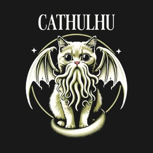 Mystical Cathulhu Garb Embrace the Dark Magic T-Shirt